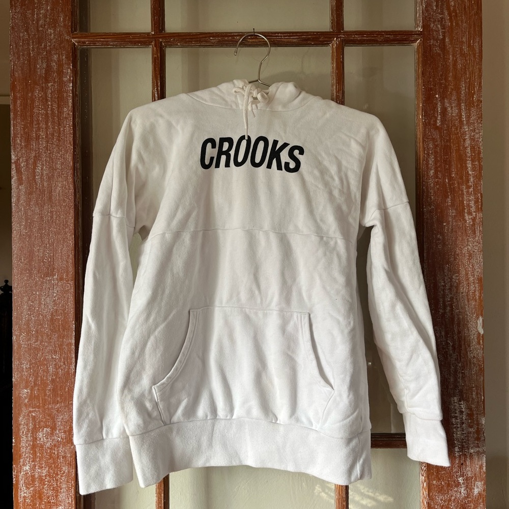 Crooks & Castles White Hoodie